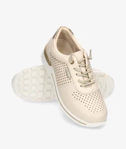 Mujer Amarpies Zapatos Confort|Deportivos*Deportivos 30066 en beige