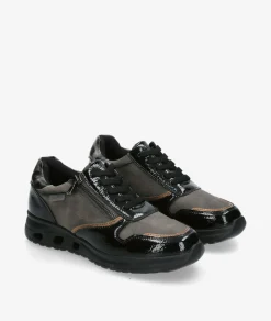 Mujer Amarpies Zapatos Confort|Deportivos*Deportivos 29410 en negro