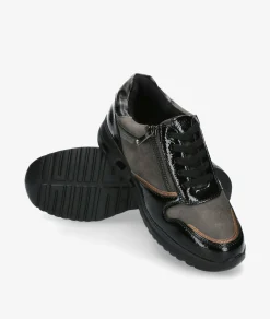 Mujer Amarpies Zapatos Confort|Deportivos*Deportivos 29410 en negro