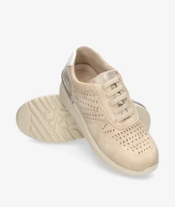 Mujer Amarpies Zapatos Confort|Deportivos*Deportivos 30002 en beige
