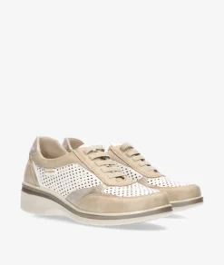 Mujer Amarpies Deportivos*Deportivos 30026 en beige
