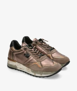 Mujer Cetti Deportivos*Deportivos C-848 SRA XL en taupe metalizado