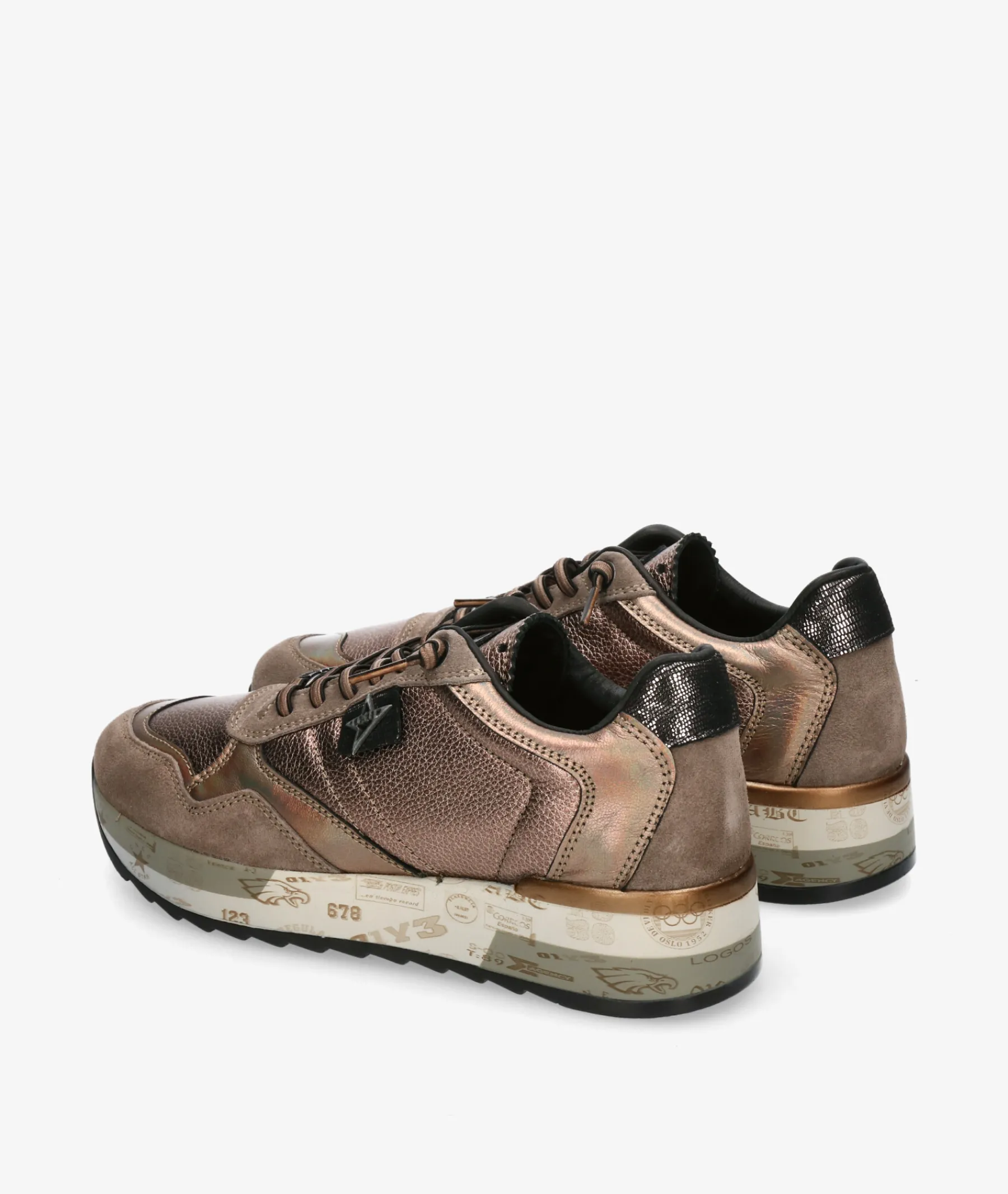 Mujer Cetti Deportivos*Deportivos C-848 SRA XL en taupe metalizado