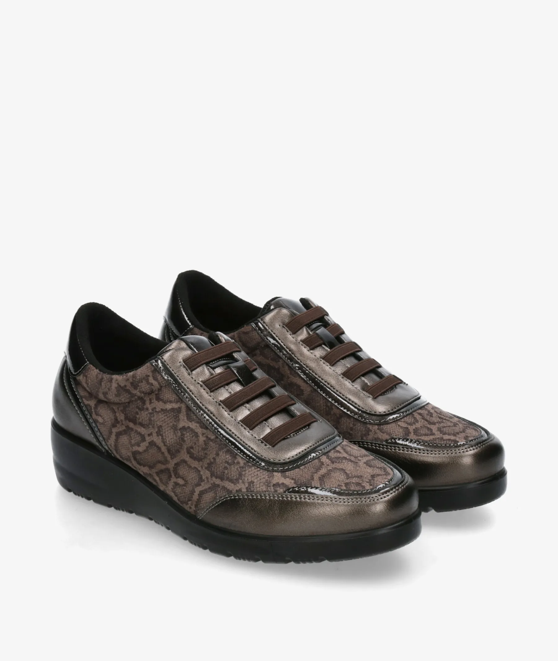 Mujer pabloochoa.shoes Deportivos*Deportivos DOCTOR CUTILLAS 45419 en serpiente taupe