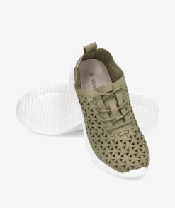 Mujer EOLIGEROS Zapatos Confort|Deportivos*Deportivos LIBERTE en caki