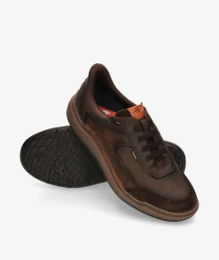 Hombre Fluchos Zapatos Casual*Deportivos F2253 en marrón