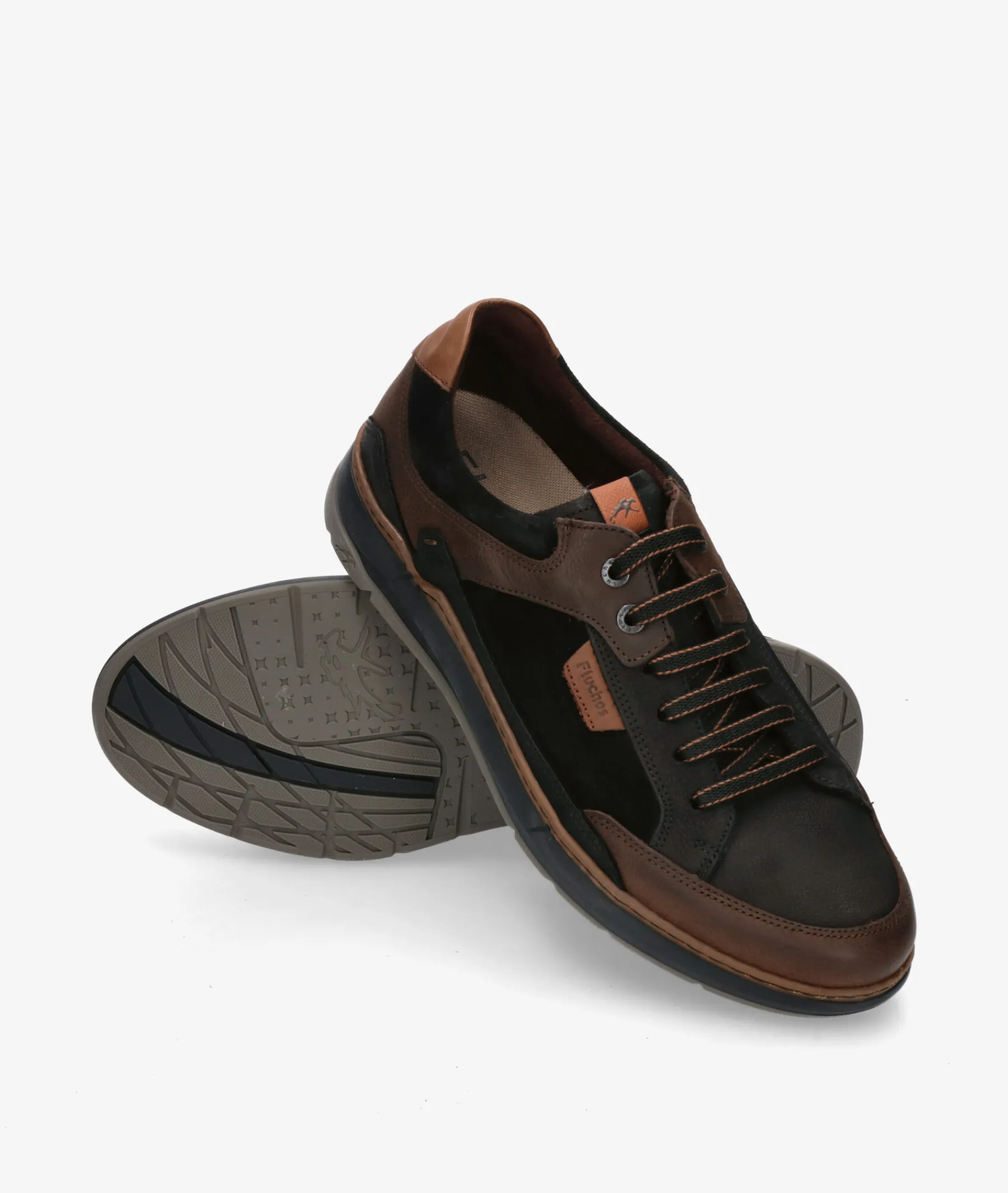Hombre Fluchos Zapatos Casual*Deportivos F2279 en negro