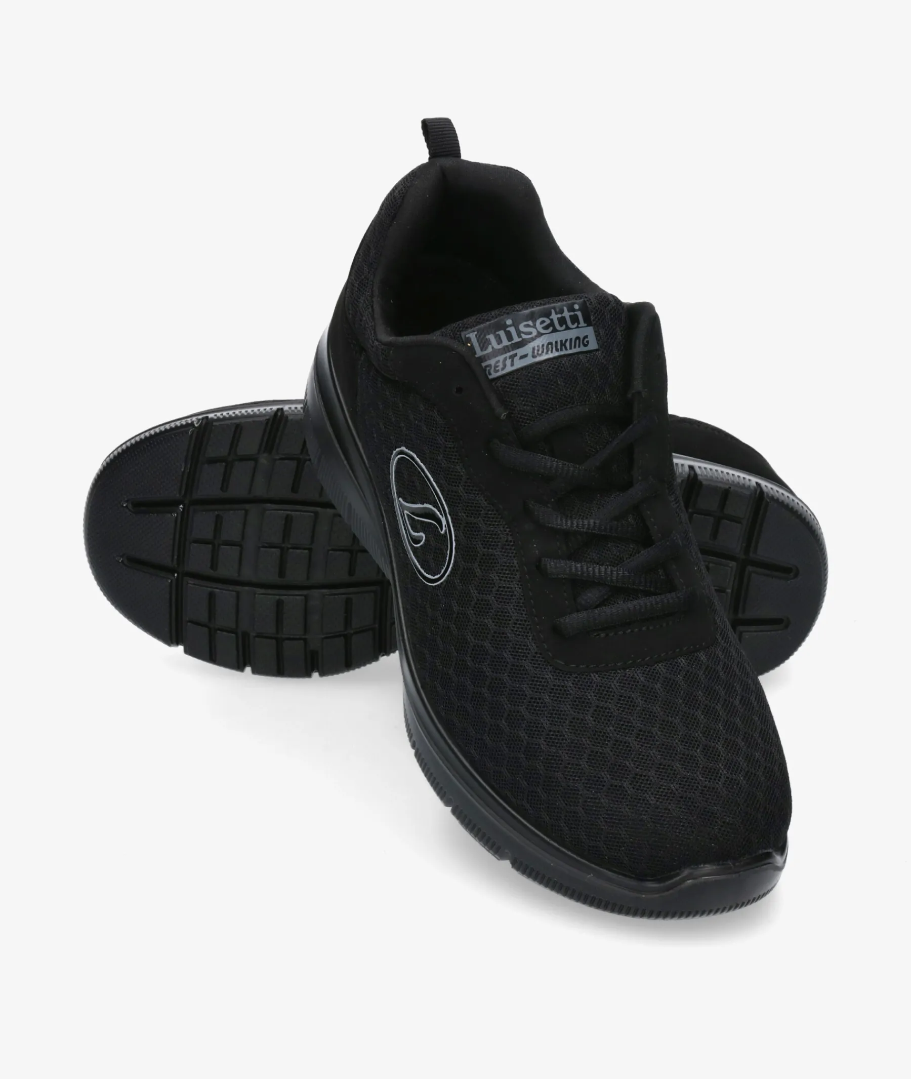 Hombre LUISETTI Zapatos Casual|Deportivos*Deportivos 31102 ST en negro