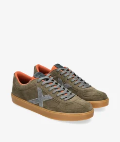 Hombre pabloochoa.shoes Deportivos*Deportivos MUNICH BREAK en serraje kaki
