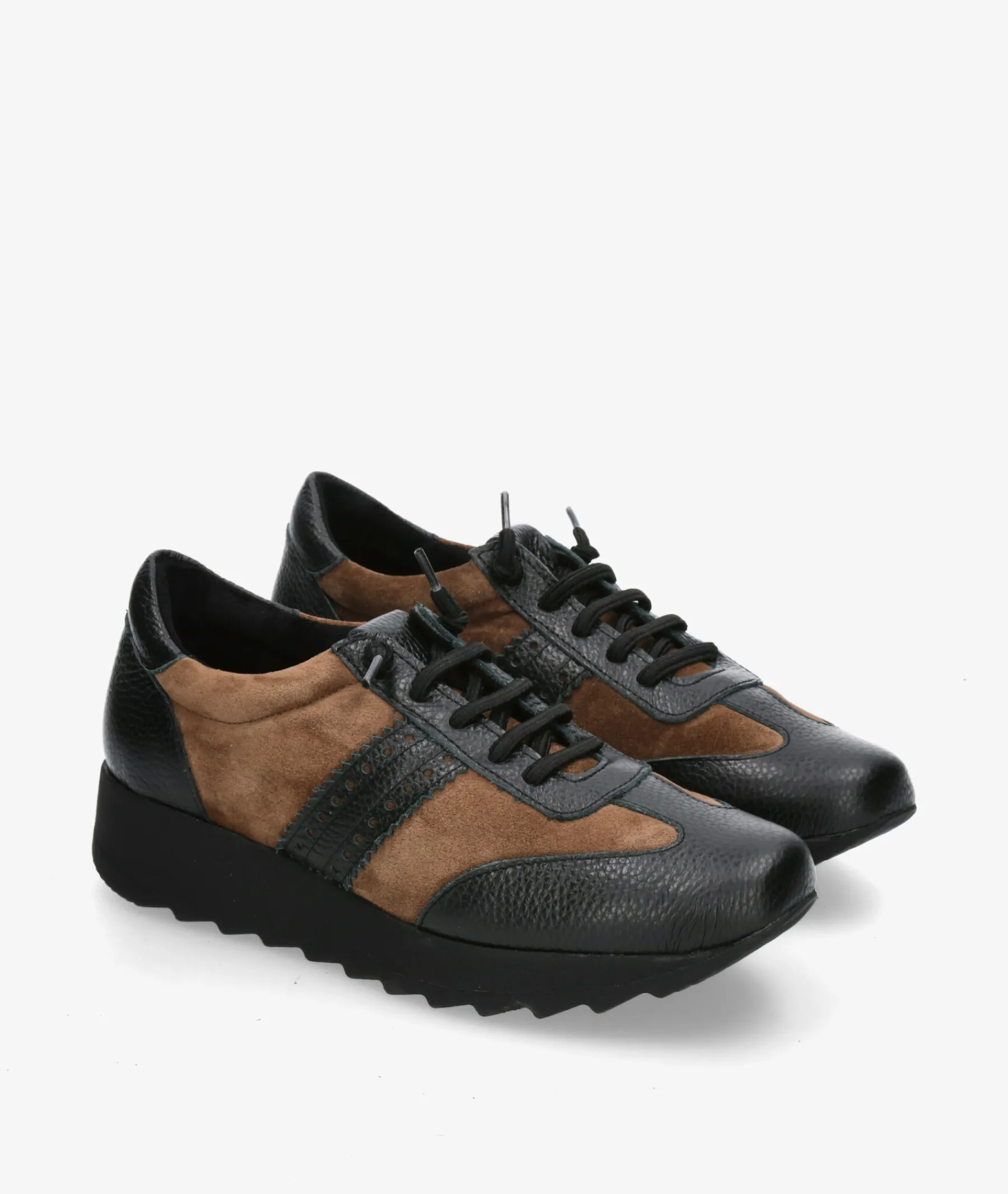 Mujer pabloochoa.shoes Deportivos*Deportivos GEO 20-BANDA PICADA en serraje taupe