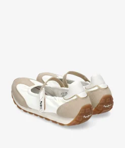Mujer Pepe Jeans Merceditas*Deportivos JANE SOFT en beige