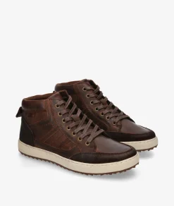 Hombre Rhostock Botines*Deportivos JACKS-32 DB21151-4 en marrón
