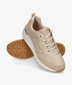 Mujer Skechers Deportivos*Deportivos 155616 en beige