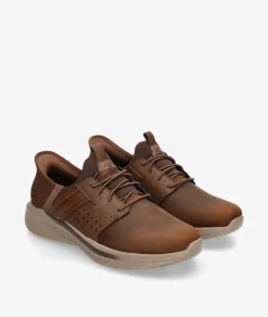 Hombre Skechers Deportivos*Deportivos 210828 en cuero