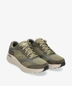 Hombre Skechers Deportivos*Deportivos 232702 en caki