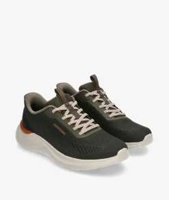 Hombre Skechers Deportivos*Deportivos 211369 en caki