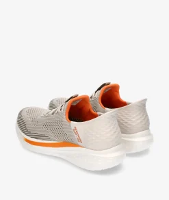 Hombre Skechers Deportivos*Deportivos 210810 en piedra