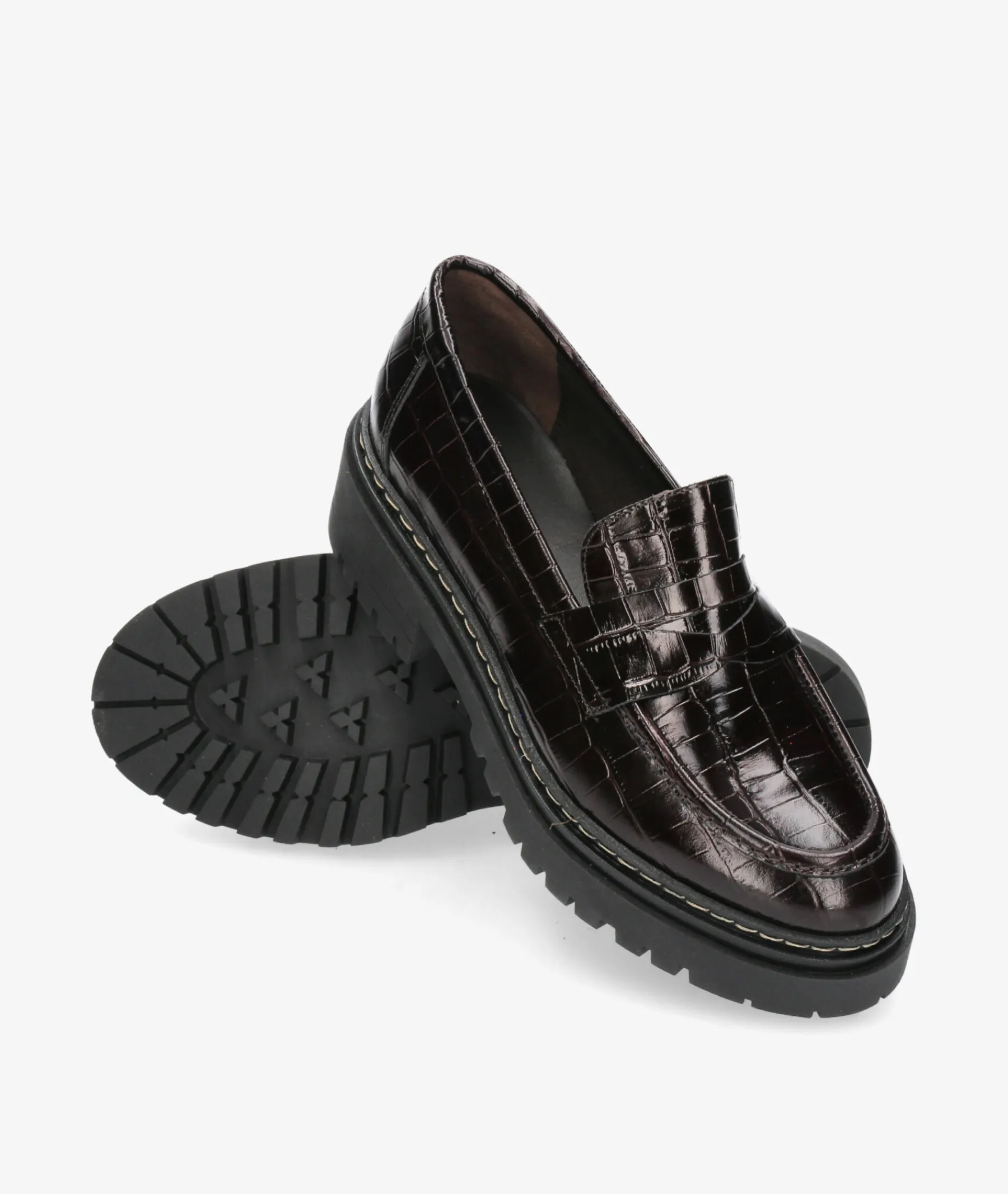 Mujer Kénnebec Mocasines*DOBLE PISO 577 en coco
