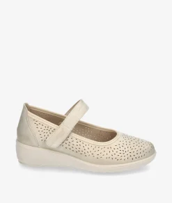 Mujer Amarpies Zapatos Confort|Merceditas*Merceditas 30121 en beige