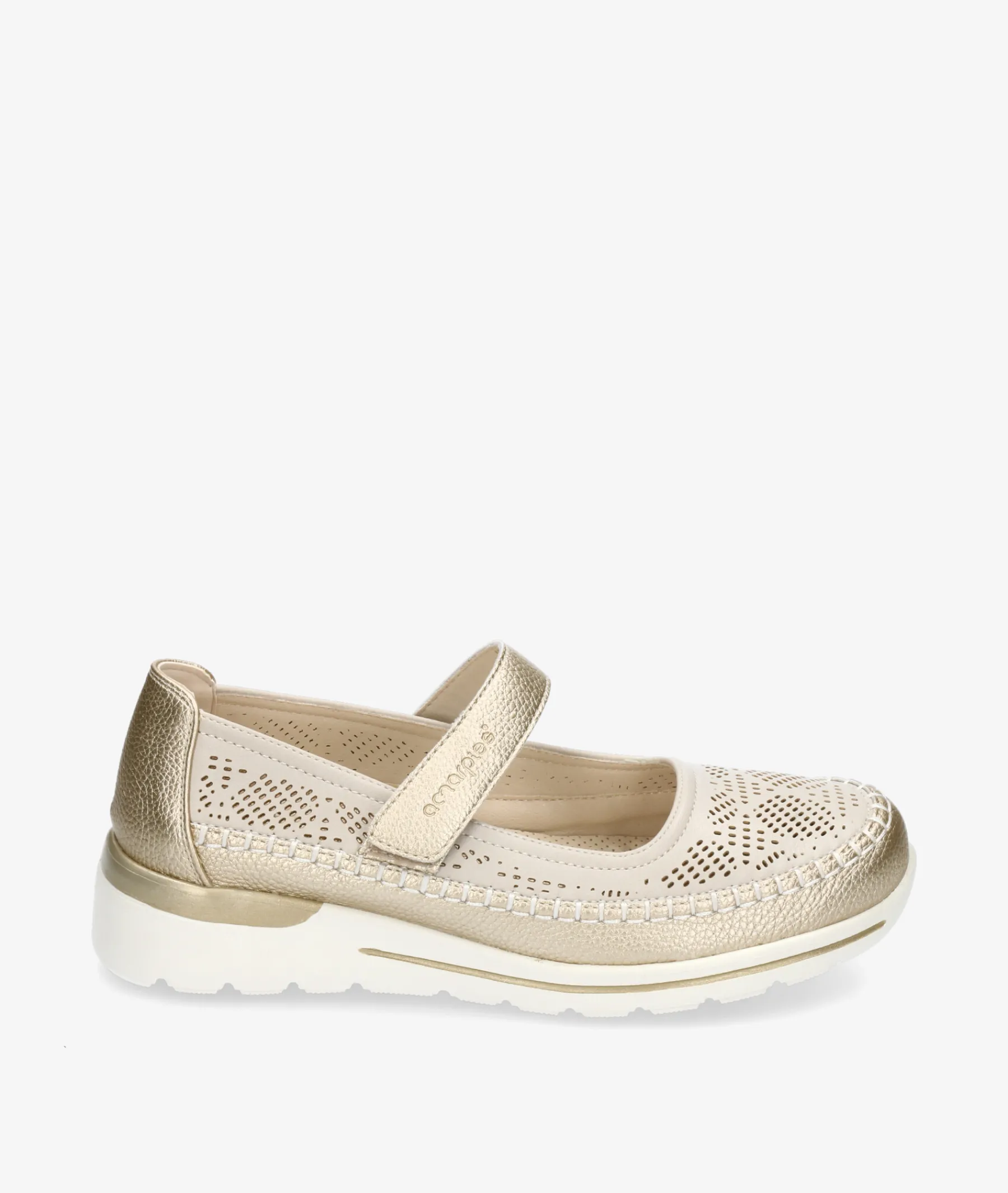 Mujer Amarpies Zapatos Confort|Merceditas*Merceditas 30064 en beige
