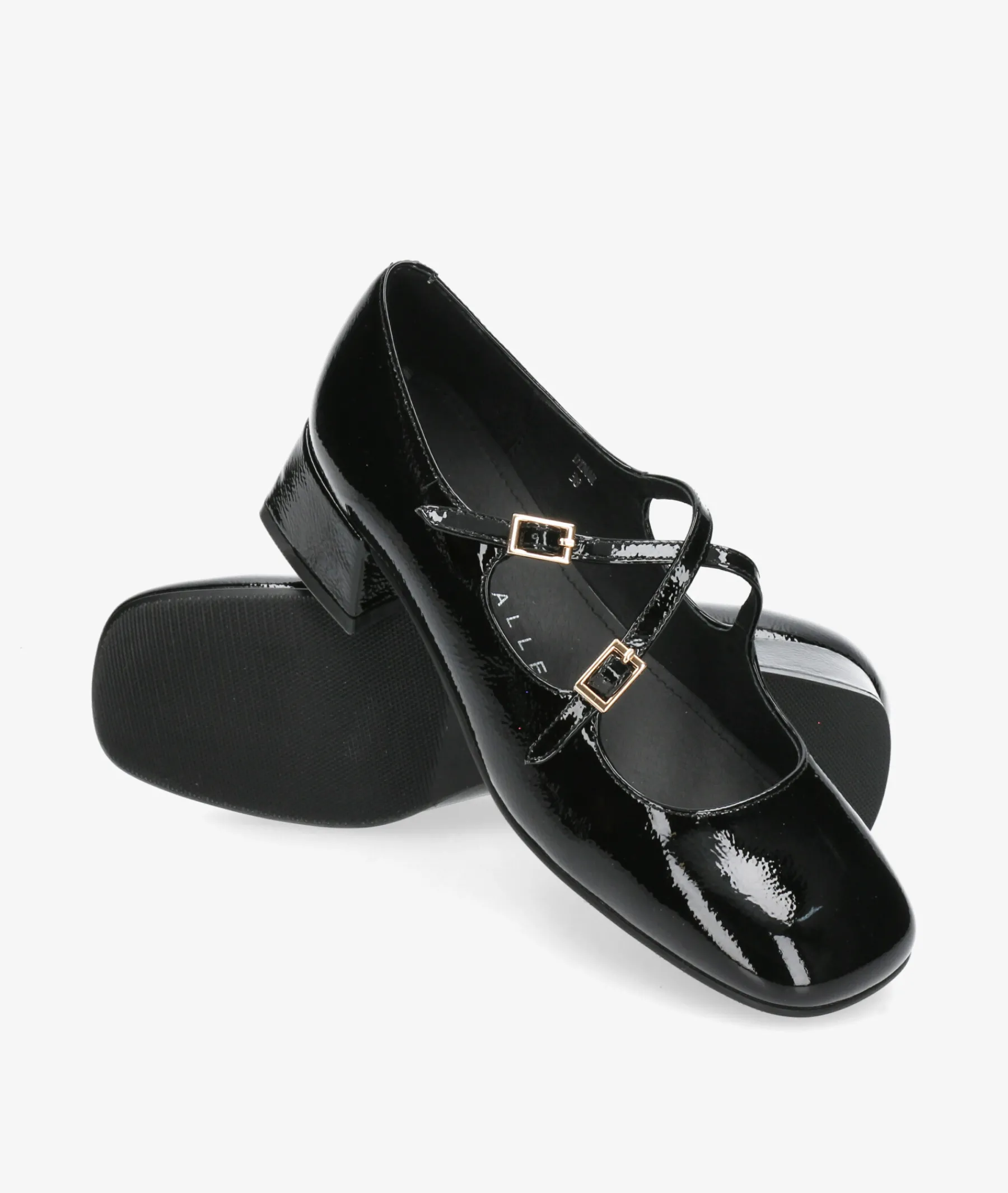 Mujer Stephen Allen Merceditas*Merceditas DINAR 38205-C11 en charol negro