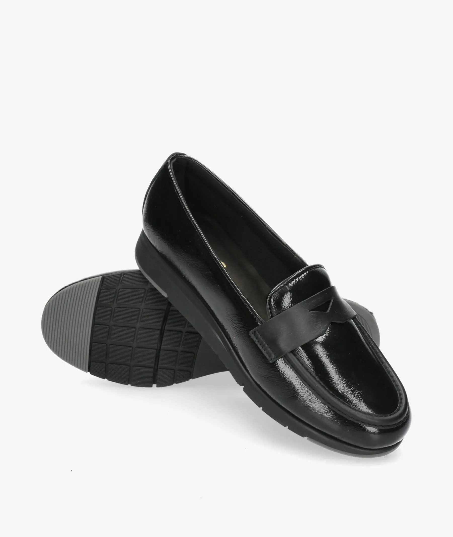 Mujer Flex&Go Mocasines*Mocasines Flex&Go ST1122 en charol negro
