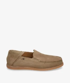Hombre Fluchos Zapatos Casual|Mocasines*Mocasines F2193 en nobuck taupe