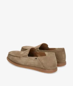 Hombre Fluchos Zapatos Casual|Mocasines*Mocasines F2193 en nobuck taupe