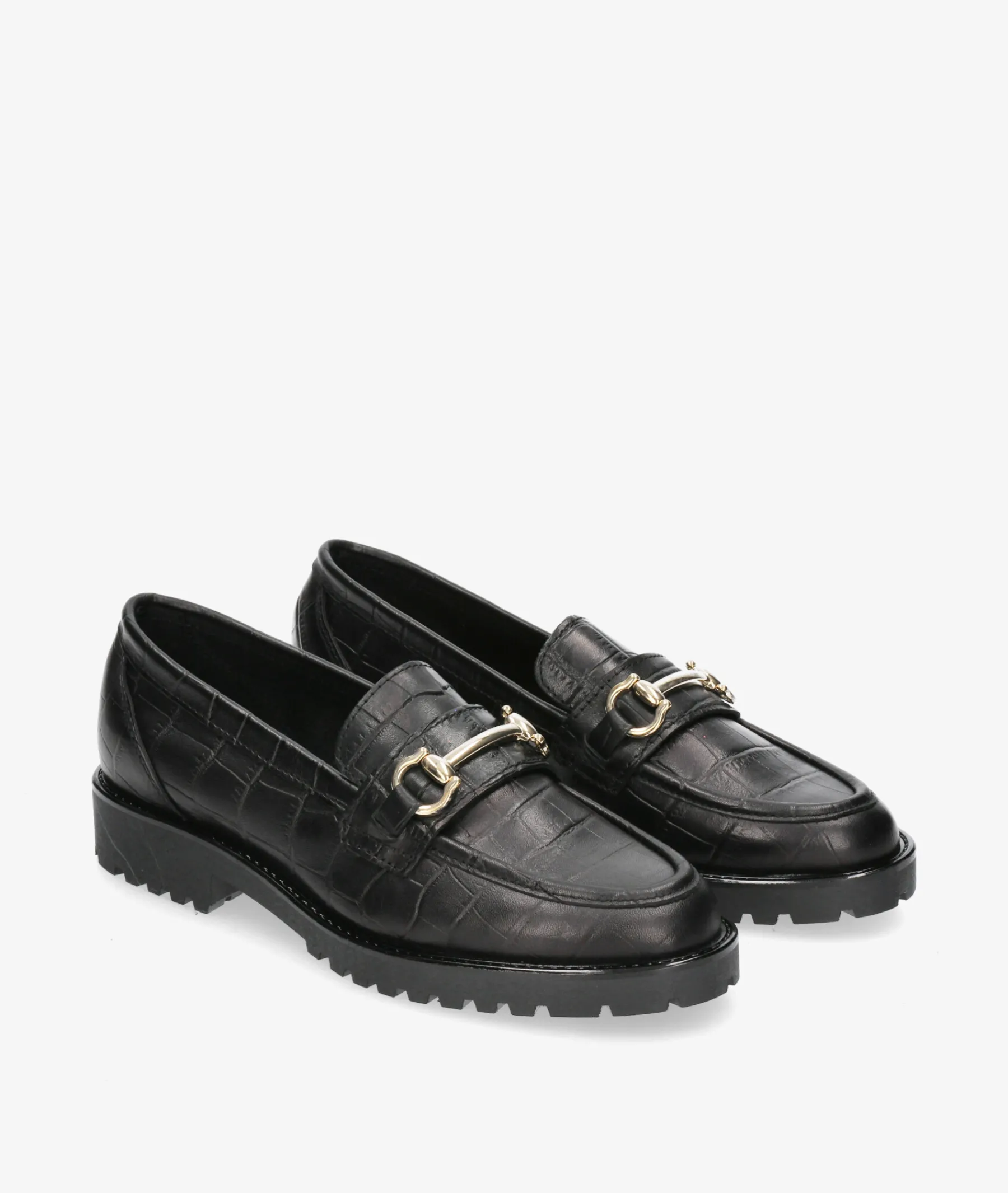 Mujer Funny Lola Mocasines*Mocasines 3136 en coco negro