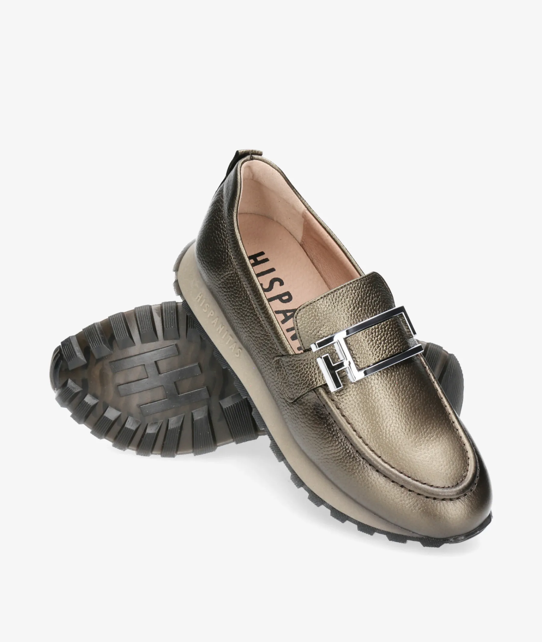 Mujer Hispanitas Mocasines*Mocasines HI243621 en metalizado