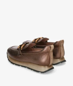 Mujer Hispanitas Mocasines*Mocasines HI254386 en taupe metalizado