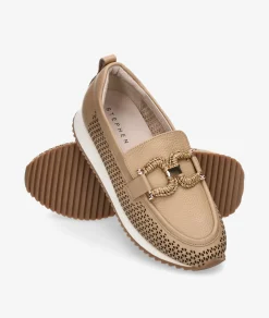 Mujer Stephen Allen Mocasines*Mocasines LAUR-22 2663-C17 en camel