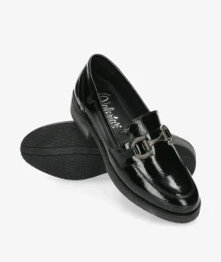 Mujer Valeria´s Mocasines*Mocasines 1537 en charol negro