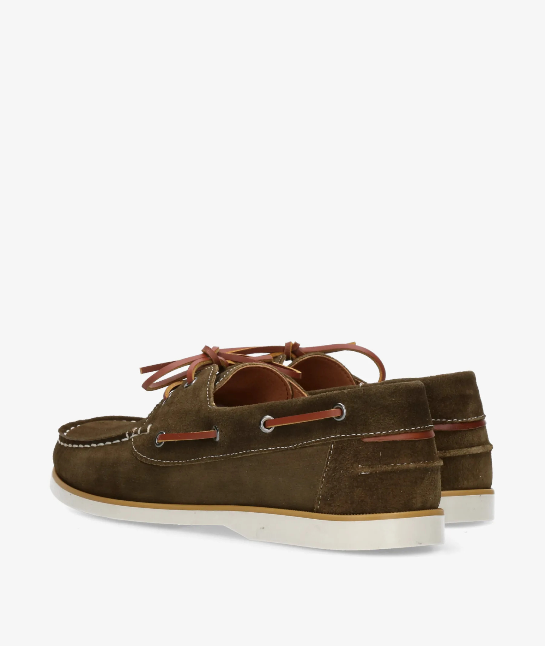 Hombre pabloochoa.shoes Zapatos Casual|Náuticos*Naúticos 202503 en serraje kaki