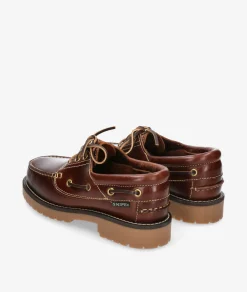 Mujer Snipe Bluchers Y Zapatos Con Cordones*Naúticos 21801 en marrón