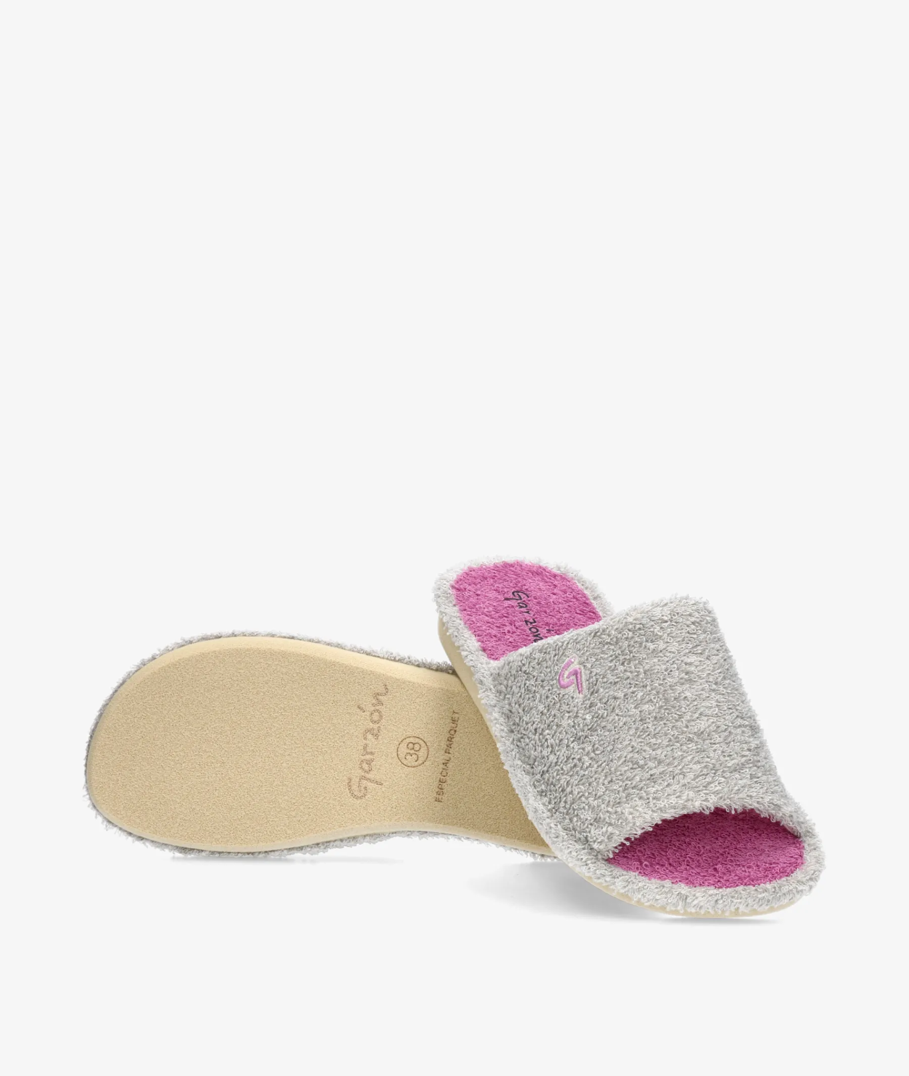 Mujer Garzón Zapatillas De Casa*pinky P410