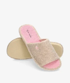 Mujer Garzón Zapatillas De Casa*pinky P410