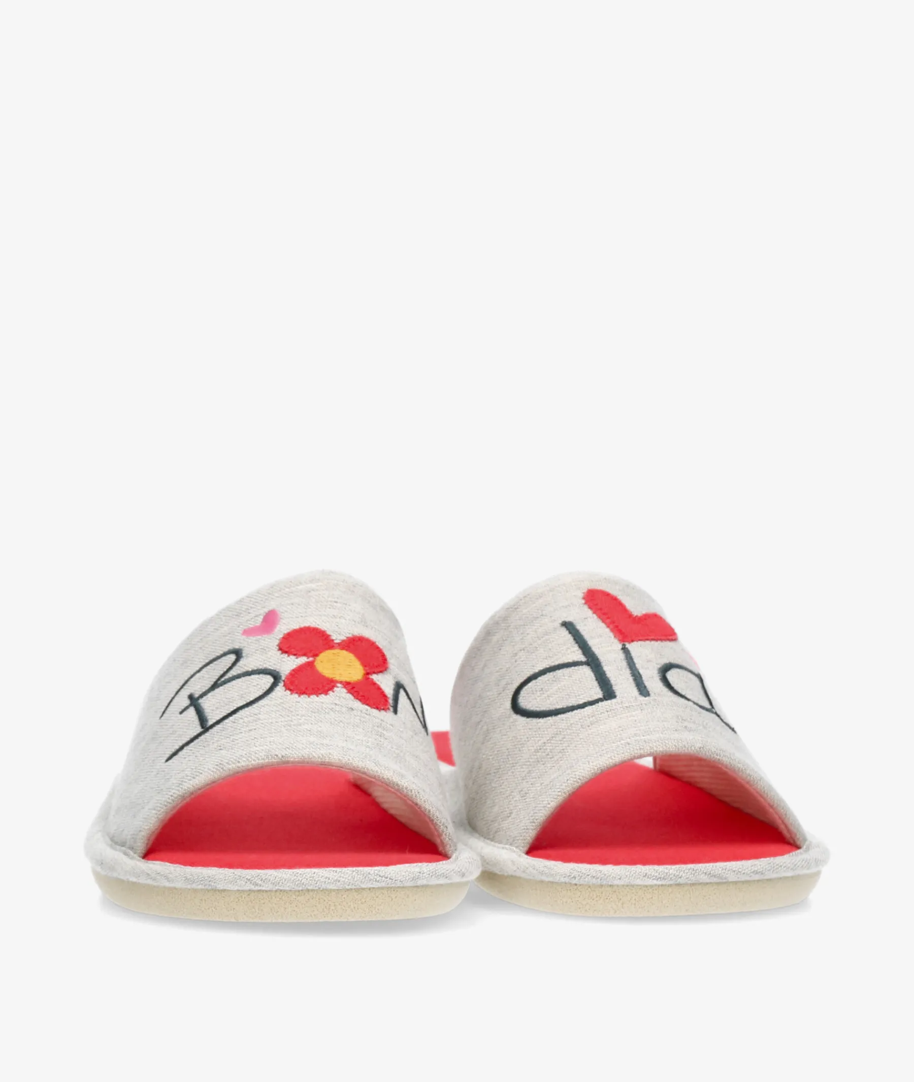 Mujer Garzón Zapatillas De Casa*pinky P416