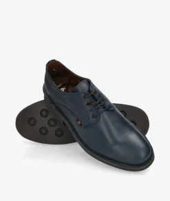 Hombre Kénnebec Zapatos Casual*PUNTEADO BLUCHER 2600 SIN FESTON en marino