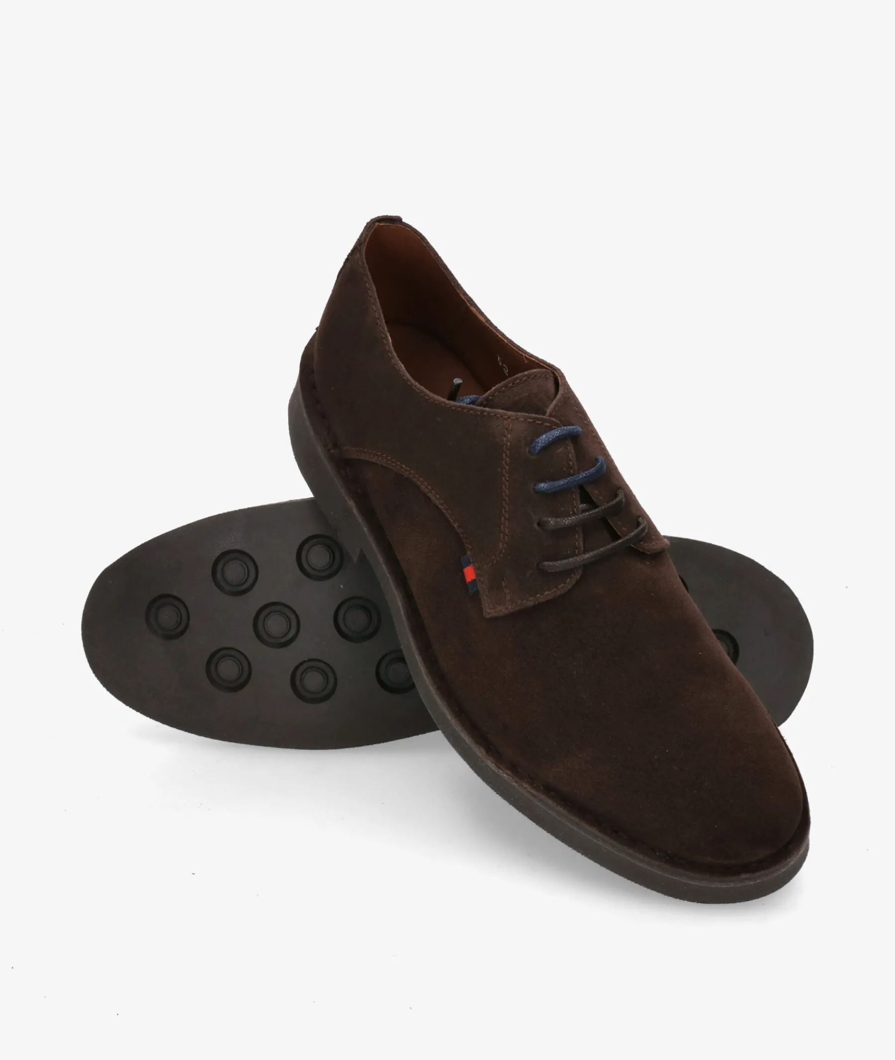 Hombre Kénnebec Zapatos Casual*PUNTEADO BLUCHER 2600 SIN FESTON en serraje