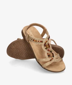 Mujer Amarpies Sandalias*Sandalias 30245 en platino