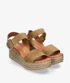 Mujer bloom&you Sandalias*Sandalias bloom&you AURORA en serraje camel