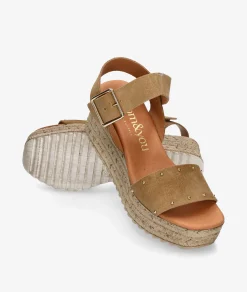 Mujer bloom&you Sandalias*Sandalias bloom&you AURORA en serraje camel