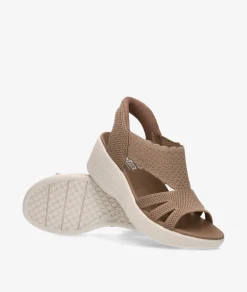 Mujer Skechers Sandalias*Sandalias 120012 en topo