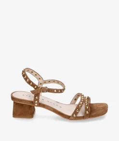 Mujer Stephen Allen Sandalias*Sandalias MAHA 40-2661L-3 en ante camel