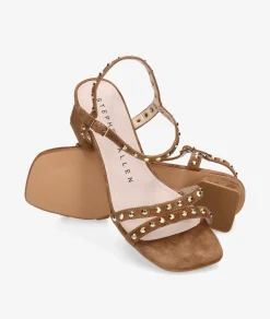 Mujer Stephen Allen Sandalias*Sandalias MAHA 40-2661L-3 en ante camel
