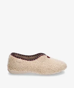 Mujer Bio Relax Zapatillas De Casa*Sleepers 15737 en beige