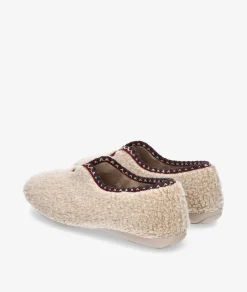 Mujer Bio Relax Zapatillas De Casa*Sleepers 15737 en beige