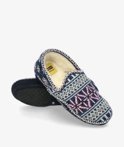 Mujer Nordikas Zapatillas De Casa*Sleepers 2000 en marino