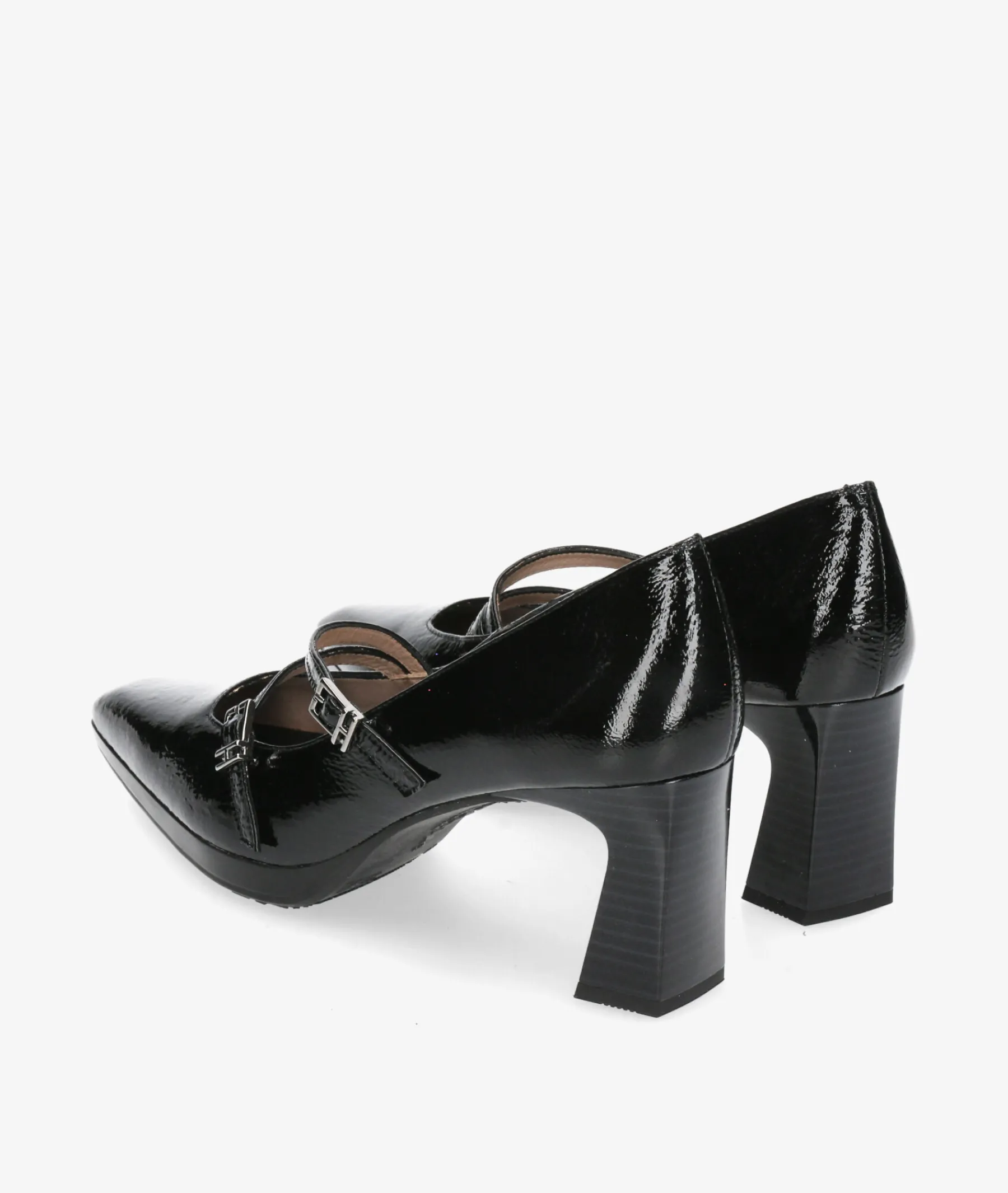 Mujer Hispanitas Merceditas*vestir con plataforma HI243523 en charol negro